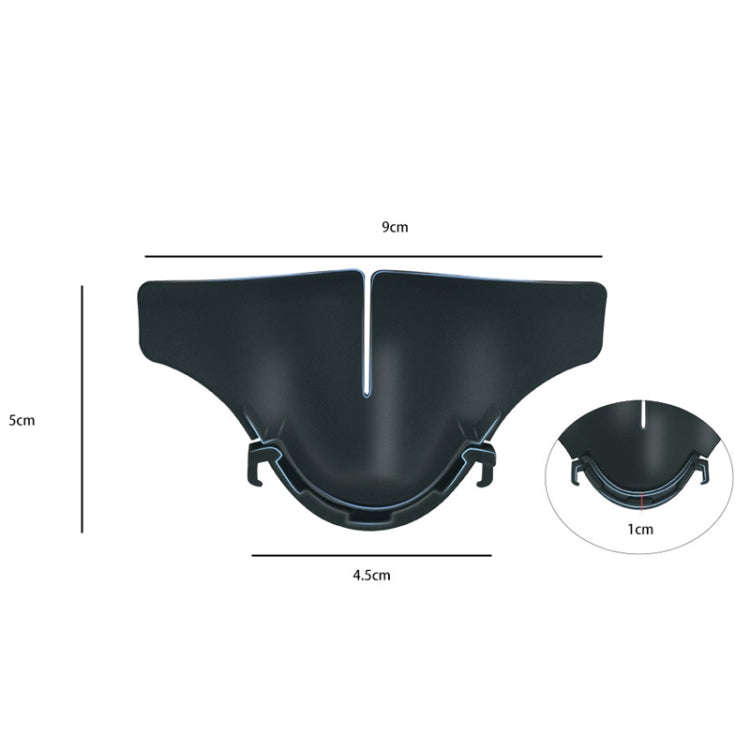 For Quest 3 VR Blackout Nose Pad Mask Face Pad Cover, Spec: 2pcs /Set