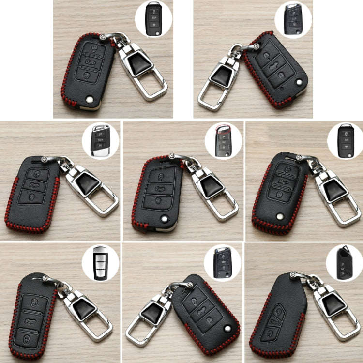 For Volkswagen Key Cover Multifunctional Keychain Anti-lost Number Plate, Style: G