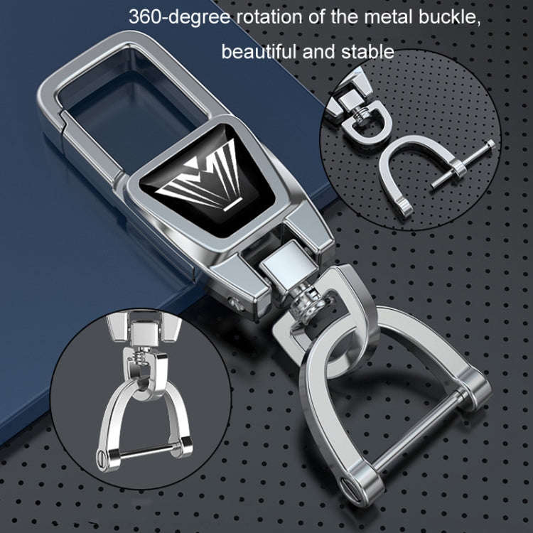 For Hyundai Car Key Cover Multifunctional Keychains Anti-lost Number Plates, Style: J