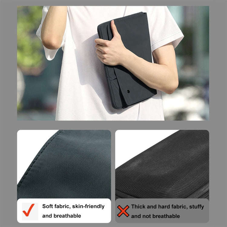 Multi-layer Waterproof and Shock-absorbing Laptop Sleeve Laptop Storage Bag, Size: 13 inch(Black)