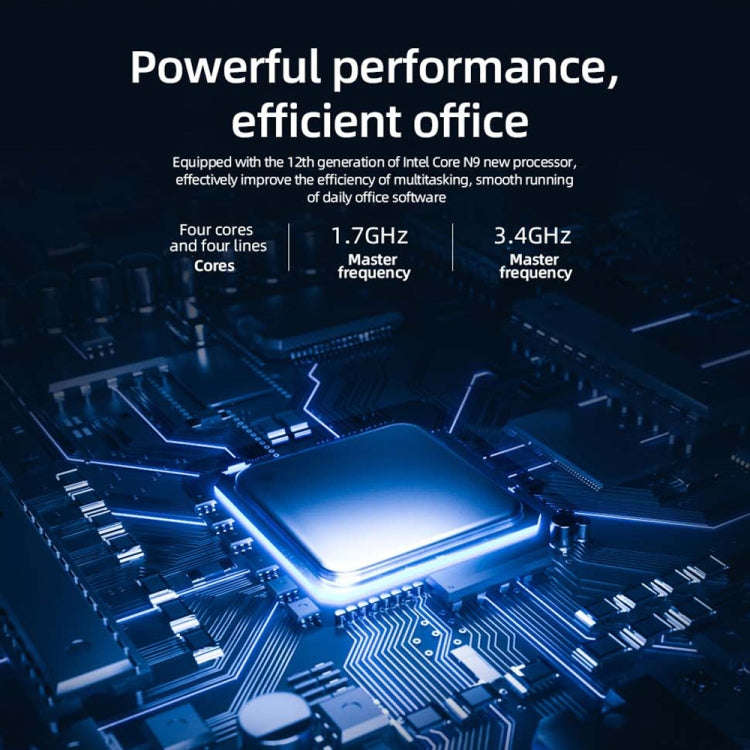 GK3Plus N100 8G+256G EU Plug 12th Intel Alderlake Dual HDMI+VGA Triple Display 4K HD Pocket Mini PC