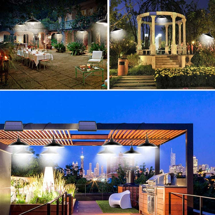IP65 Waterproof Outdoor Solar LED Bulb Chandelier Indoor Lights, Spec: Single White Light with Re...