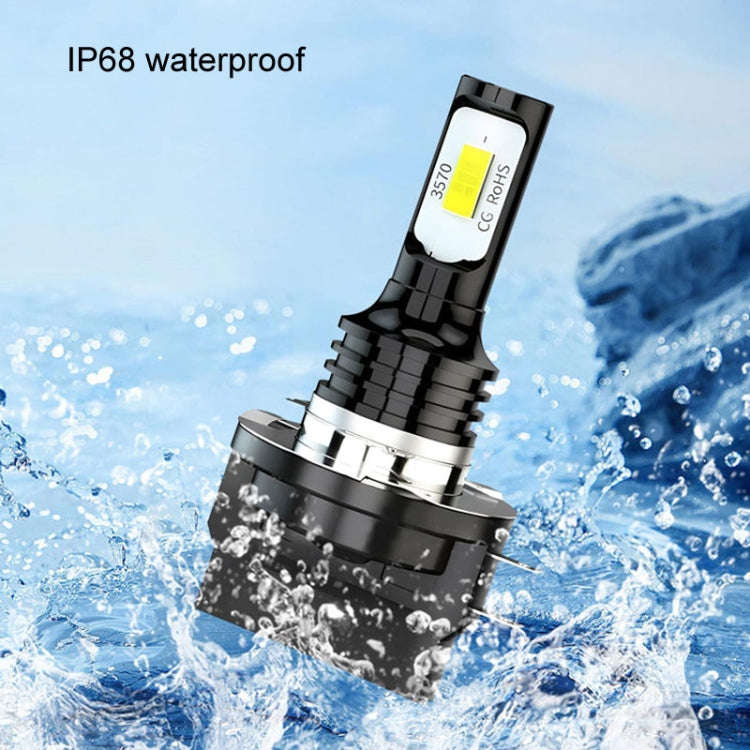 2pcs H11B 3570 2LED 80W Car Headlight Bulbs High Bright Fog Lights(Ice Blue)