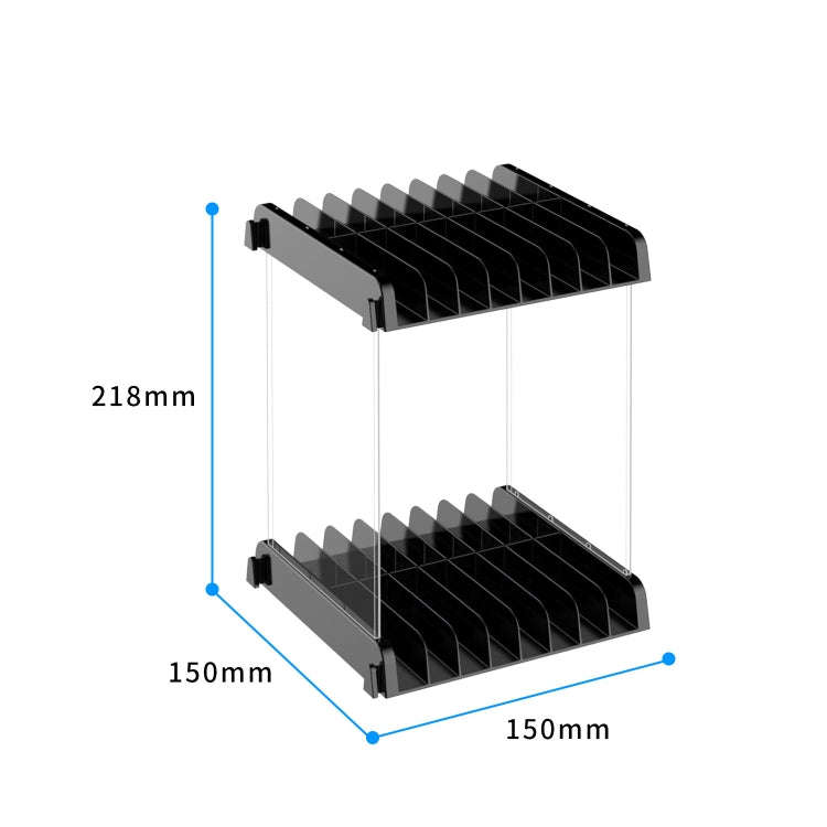 Game Card CD Disk Storage Bracket Wall Mounted Storage CD Case(Black)