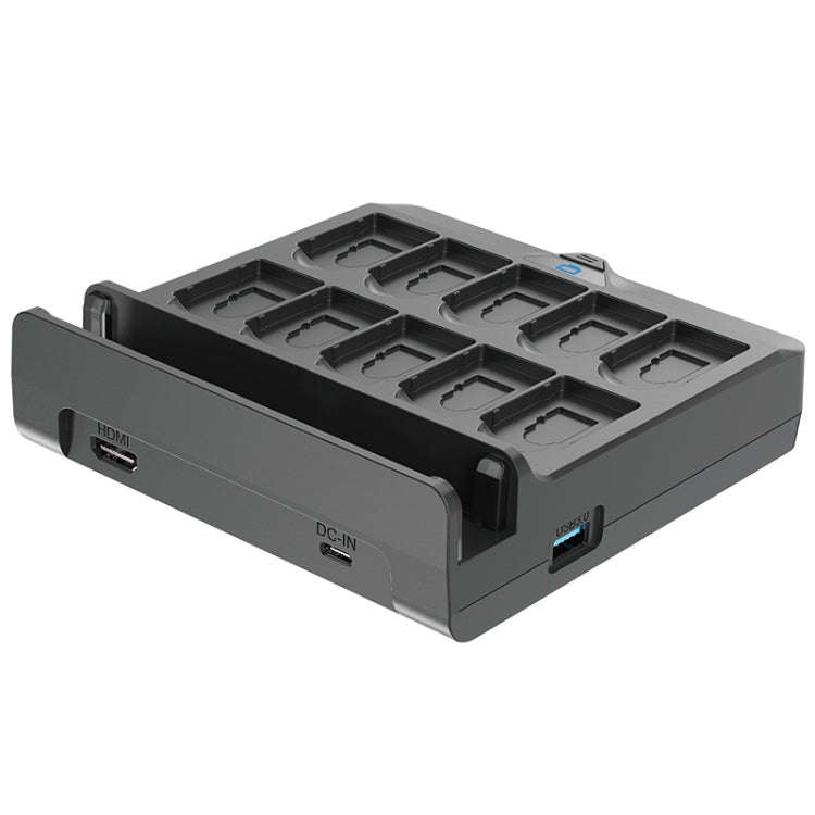 For Switch / Switch OLED Iplay NG-SW279 Cast Screen Charger Video Conversion Dock With Storage(Bl...