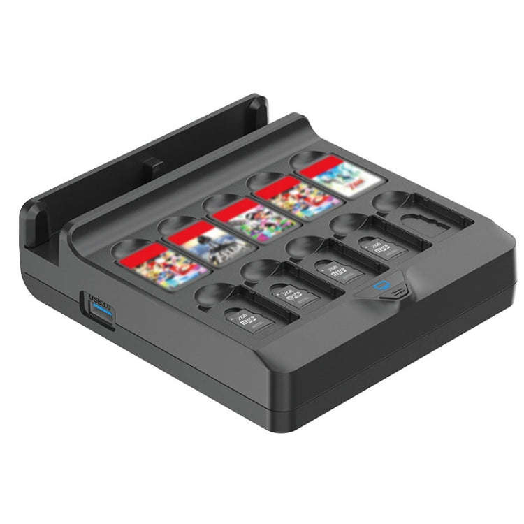 For Switch / Switch OLED Iplay NG-SW279 Cast Screen Charger Video Conversion Dock With Storage(Bl...