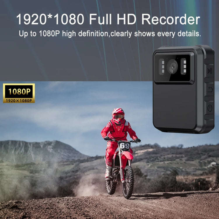 L9 1080P  2.0 Inch IPS Screen Video Recorder With Back Clip IP65 Waterproof Mini Camcorders