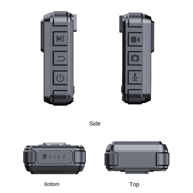L9 1080P  2.0 Inch IPS Screen Video Recorder With Back Clip IP65 Waterproof Mini Camcorders