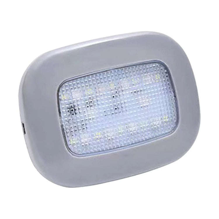 Car USB Charging Strong Magnetic Roof Reading LED Light(Grey)
