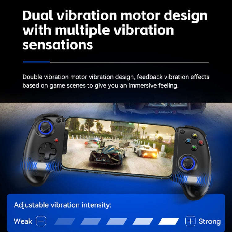 BSP-D10S Wireless Stretch Game Controller With Heat Dissipation Fan for Switch / Android / IOS / ...