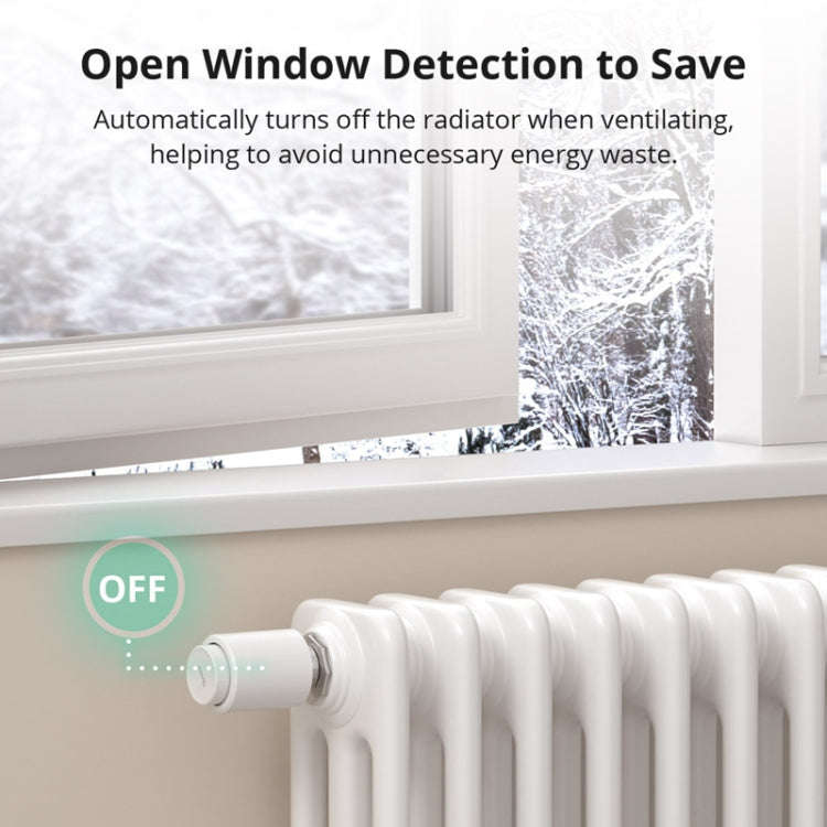 SONOFF TRVZB Zigbee Temperature Control Valve Intelligent Heating Anti-freezing APP Remote Control