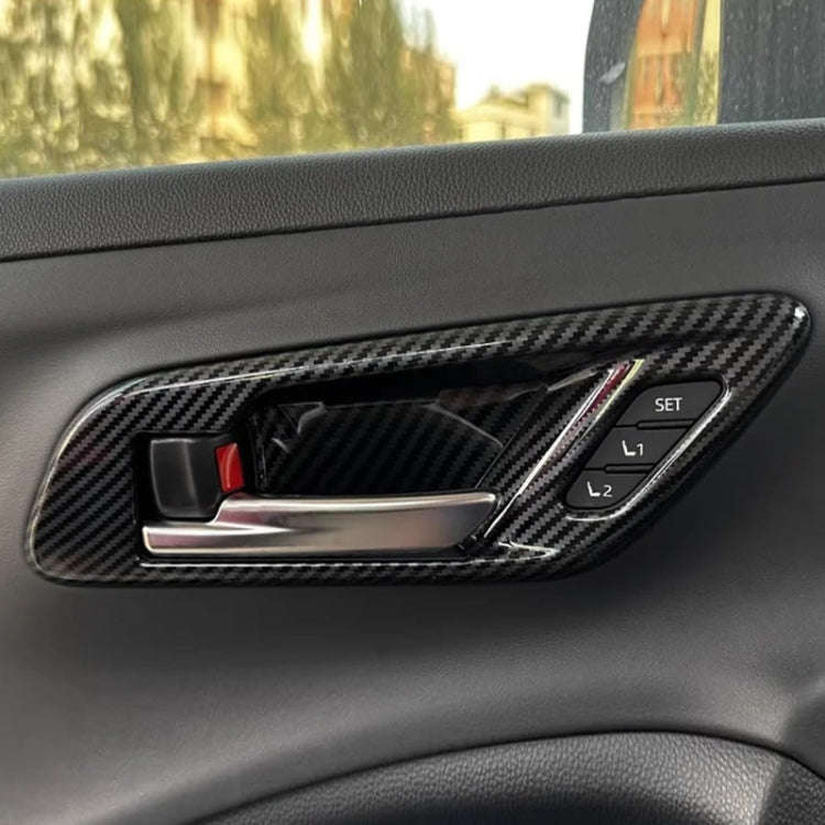 For 2023 Toyota Crown Door Handle Cover Decorative Frame, Style: Left-hand Drive(Silver)