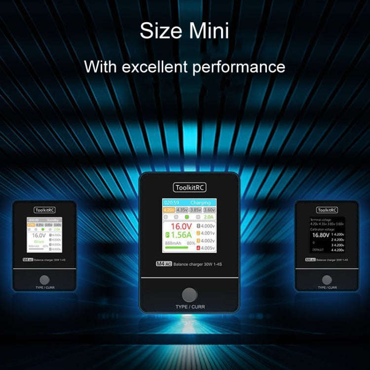 ToolkitRC M4AC Airplane And Car Model Li-Po Battery Balance Charger(US Plug)