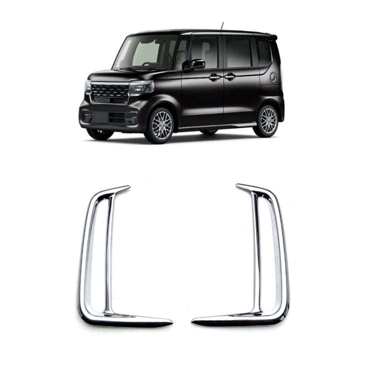 For Honda 2023 N-BOX Custom JF5/JF6 Right-hand Drive Bumper Fog Lamp Decorative Frame