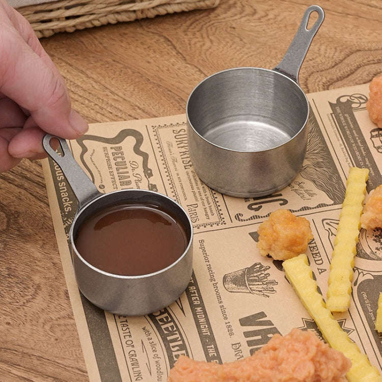 Medium Household 304 Stainless Steel Dispensing Cup Kitchen Steak Sauce Bowl
