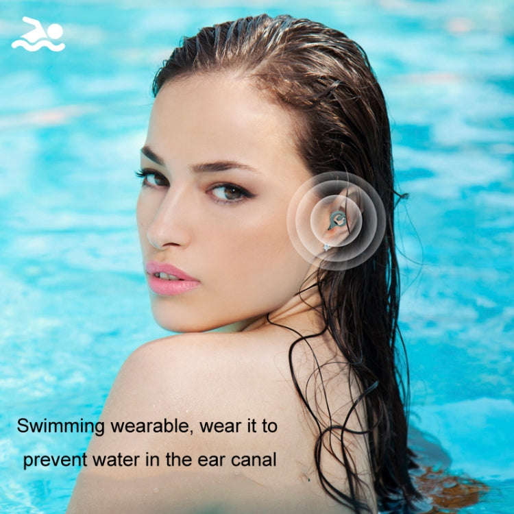 Silicone Sleep Soundproof Noise Reducing Earplugs Swimming Waterproof Earplugs(White)