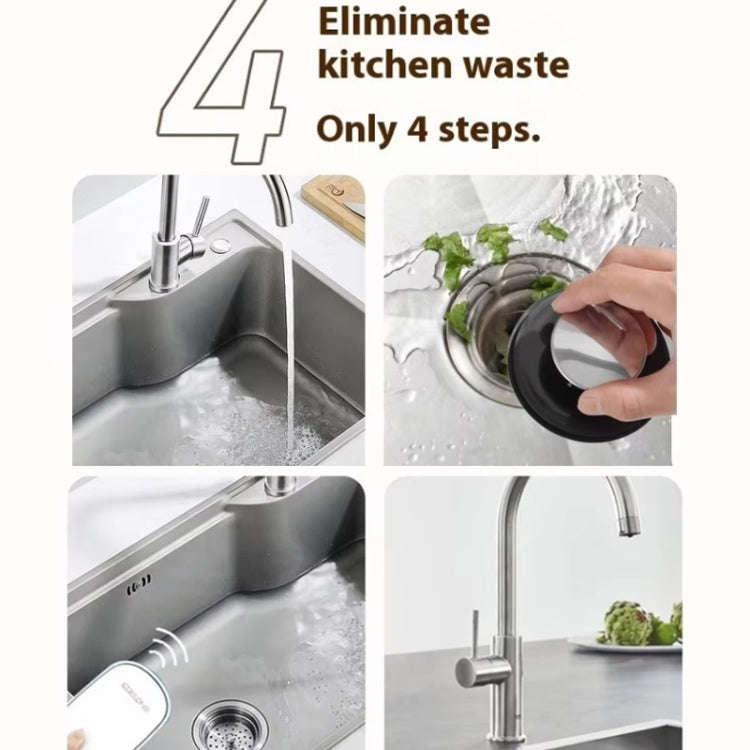 550W EU Plug Food Garbage Disposer 7 Levels Grinding Connectable For Dishwasher