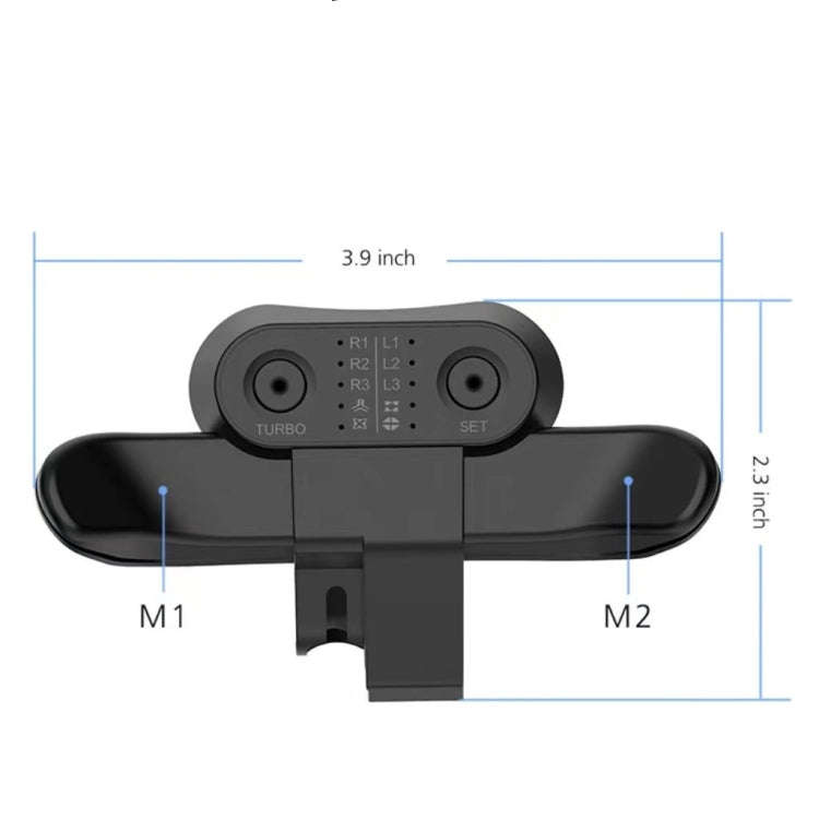 For PS4 Controller Back Button Attachment Programmable & TURBO Function