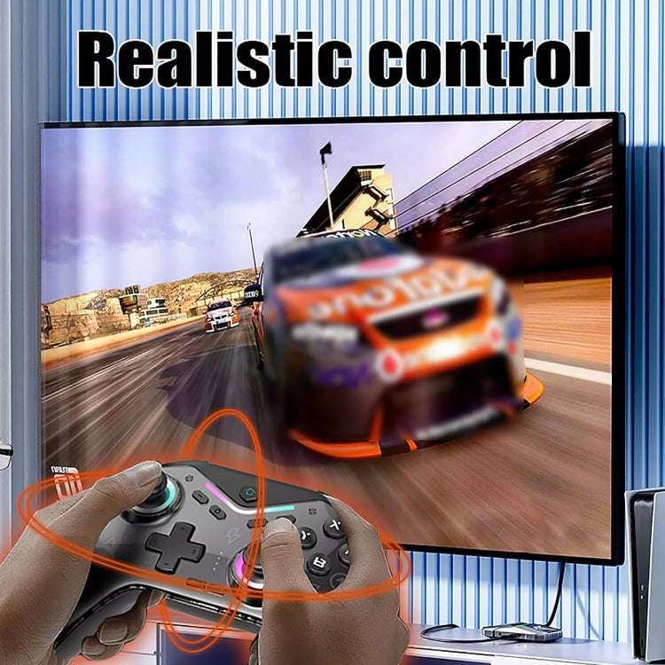 CM-617  Wireless Bluetooth Game Controller for Switch / Android / IOS / PC / Smart TV(Colorful Wh...