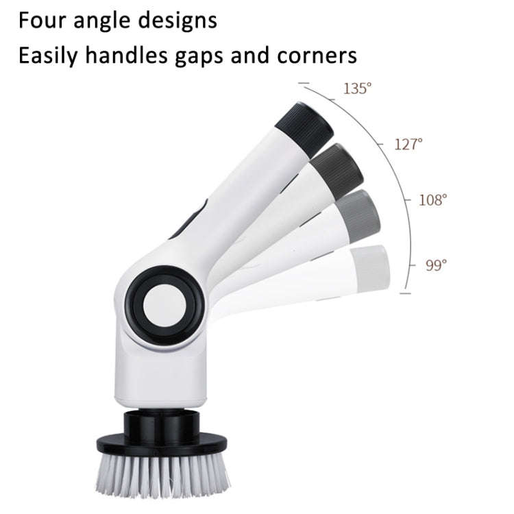 7 In 1 Electric Spin Scrubber Rechargeable Waterproof Floor Clean Bush with 23.6 Inch Adjustable ...