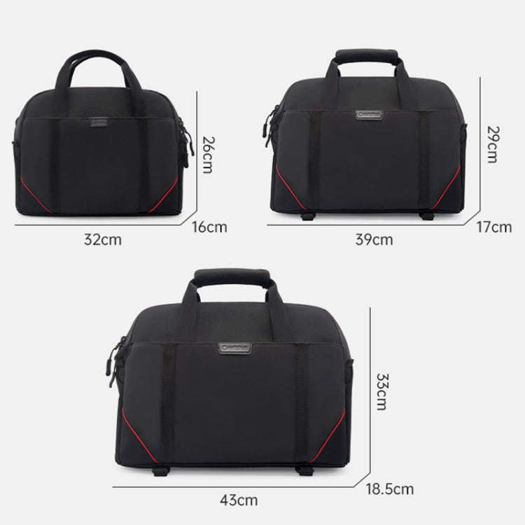 Cwatcun D109 Portable Casual Waterproof Multi-Function Camera Storage Photography Bag, Color: Lar...