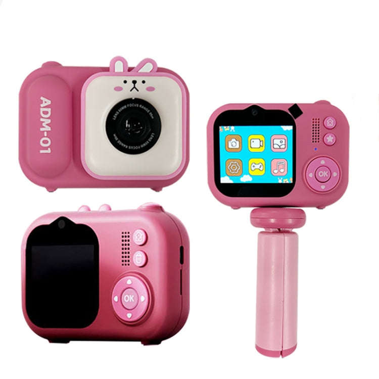 2.4 Inch IPS Screen 48MP Dual Lens Kids Digital Camera Mini Video Camera With 64G TF Card Blue Fox