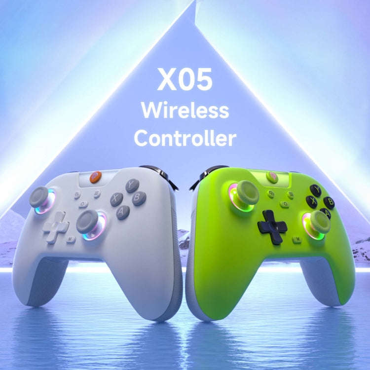 EasySMX X05 Wireless Gamepad Hall RGB Effect Controller For PC / Phone / Switch / Steam Deck(Blac...