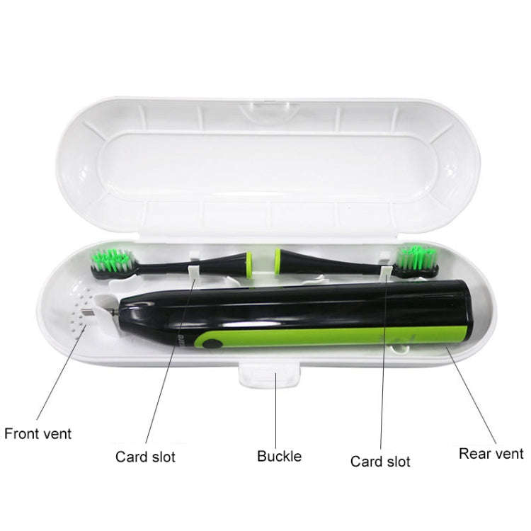 3 PCS Universal Sonic Electric Toothbrush Travel Portable Storage Box(Pink)