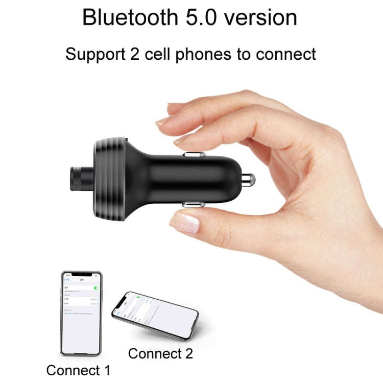 S-10 Car Bluetooth Fast Charger Receiver Auto One To Two Charger Cigarette Lighter