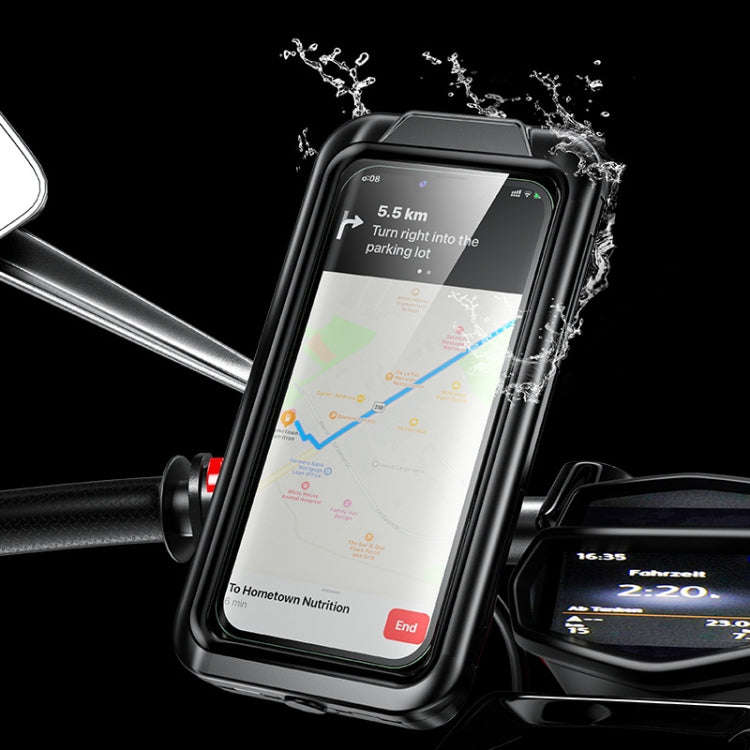 kewig Motorcycle Waterproof Box Outdoor Cycling Mobile Phone Holder(M18L-B1)