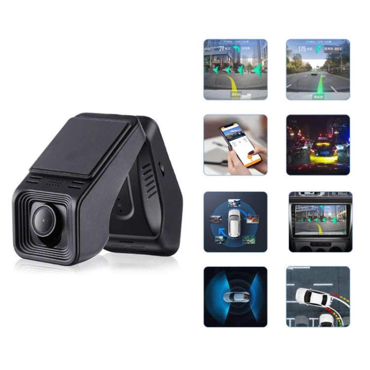 Android ADAS HD Night Vision 1080P USB Driving Recorder, Model: Single Lens WIFI Version(32G Memo...