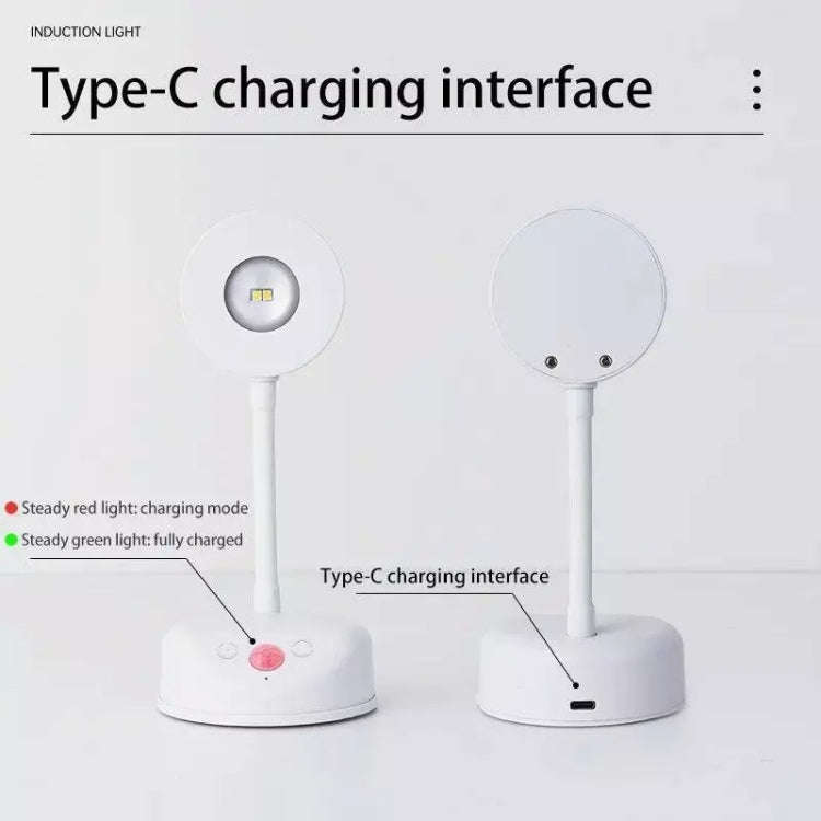 Rechargeable LED Motion Sensor Wireless Spotlight With Remote Control 2000mAH White