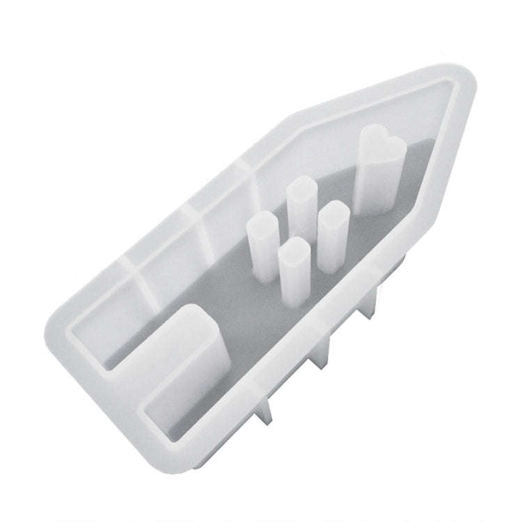DIY Epoxy Easter Desktop Decoration Candle Silicone Mold, Spec: House 002