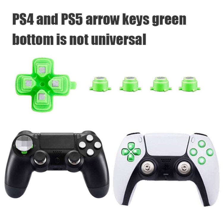 For PS5 Joystick 8pcs /Set Gamepad Metal Buttons Mushroom Head Magnetic Base Cross Keys Accessory...