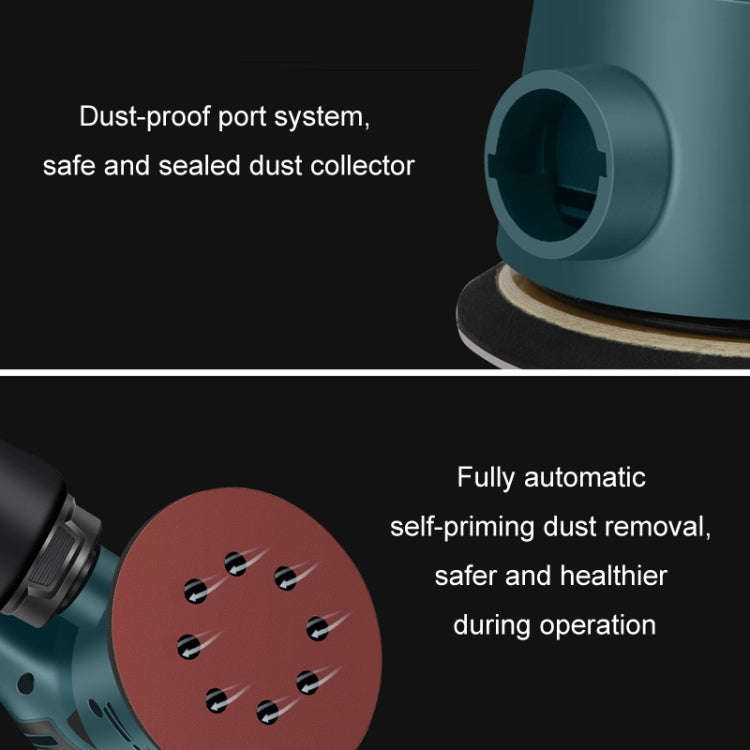 5pcs /Set AU Plug MOYI Small Polishing Sandpaper Machine Woodworking Electric Disc Sander