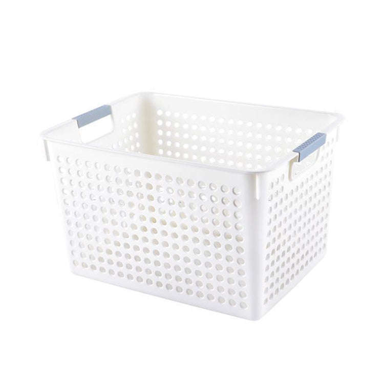 Plastic Storage Basket Desktop Sundry Organizer Frame Toys Kitchen Snacks Storage Box, Style: Dee...