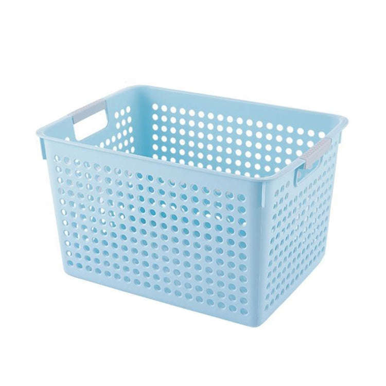 Plastic Storage Basket Desktop Sundry Organizer Frame Toys Kitchen Snacks Storage Box, Style: Dee...