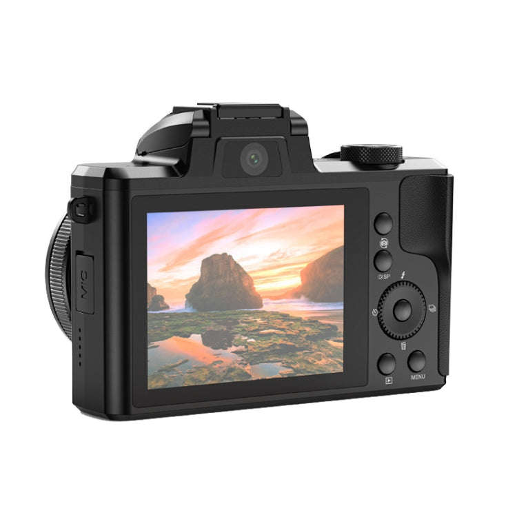 DC206X 5K/30FPS 3.2-Inch 5X Optical Zoom Front And Rear Dual-Camera HD Digital Camera(UK Plug)