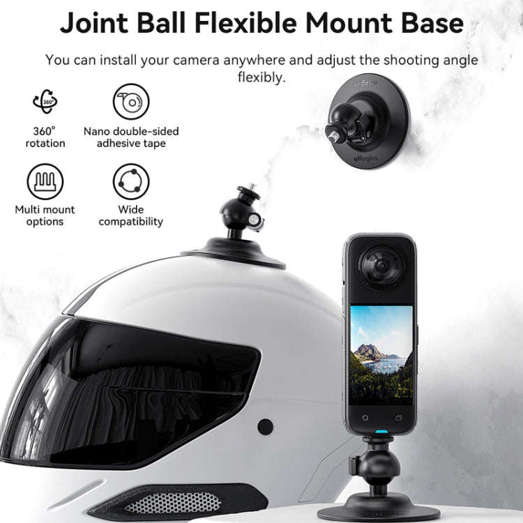 AMagisn Flexible Adhesive Mount for DJI / GoPro HERO / Insta360 Action Camera, Spec: 3 Claws