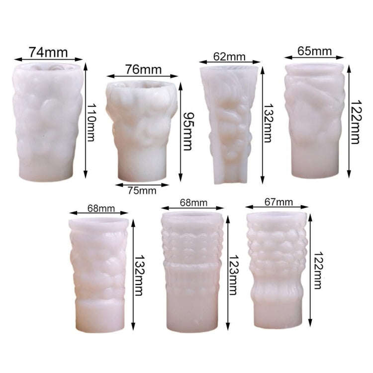 Christmas Tree Aromatherapy Candle Ornaments DIY Silicone Mold, Style: C1 ZL-268-1