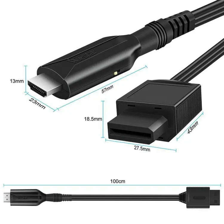 For Nintendo Wii To HDMI Converter  Adapter Cable 1m 1080P For Full HD Device