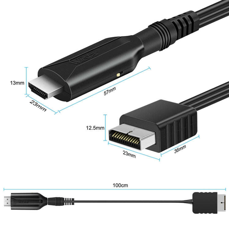 For Sony PS1 / PS2 To HDMI Converter Adapter Cable 1m 720P/1080P Output