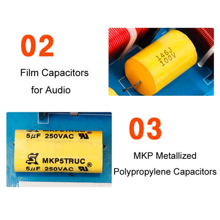 3505C High Medium And Low 3-Way Audio Crossover Stage Speaker Divider