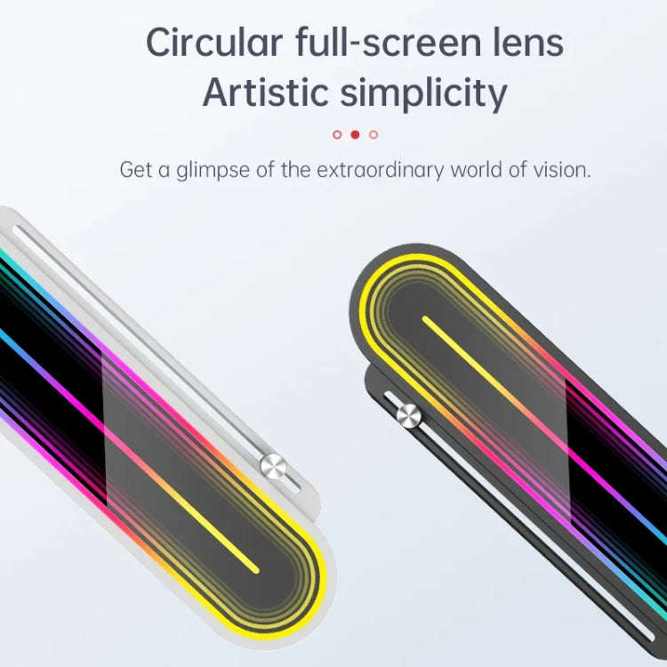 COOLMOON GH3 Pro Computer ARGB Vertical Adjustable Lens Graphics Card Holder, Style: Temperature ...