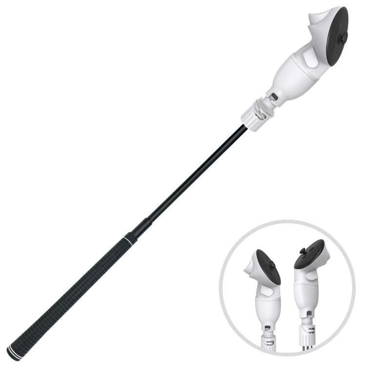 For Quest 3S / 3 Controller Golf Club With Scale And Adjustable Length(White)