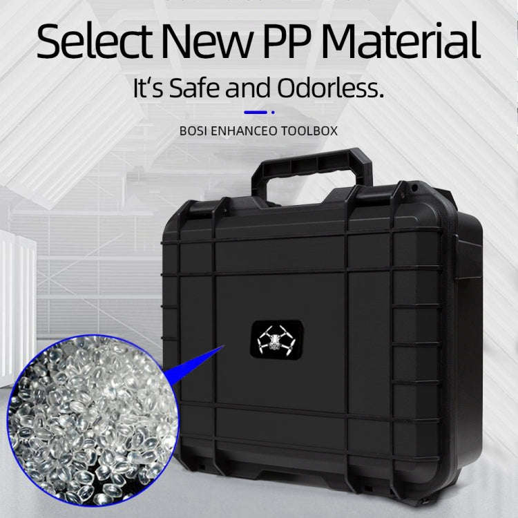 For DJI Mini 4 Pro Drone Suitcase Explosion-proof Box Compatible with RC 2 & RC-N2(Black)