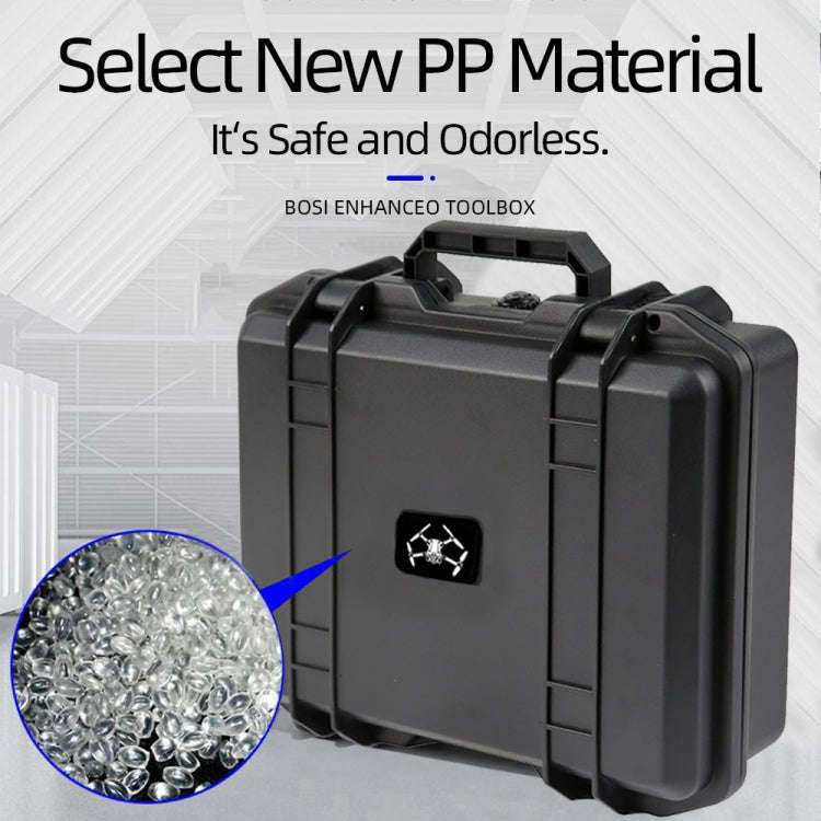 For DJI Mini 4K / Mini 2 SE / Mini 2 Suitcase Explosion-Proof Box Compatible With RC-N1 / N2(Black)