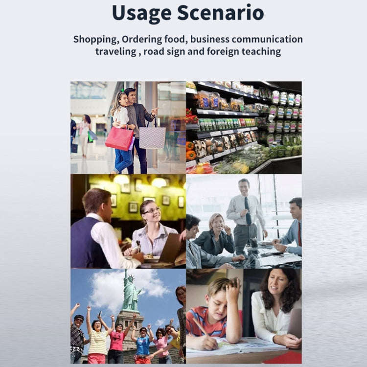 International Version Multi-language Scanning Offline Intelligent Simultaneous Translation Pen(Blue)