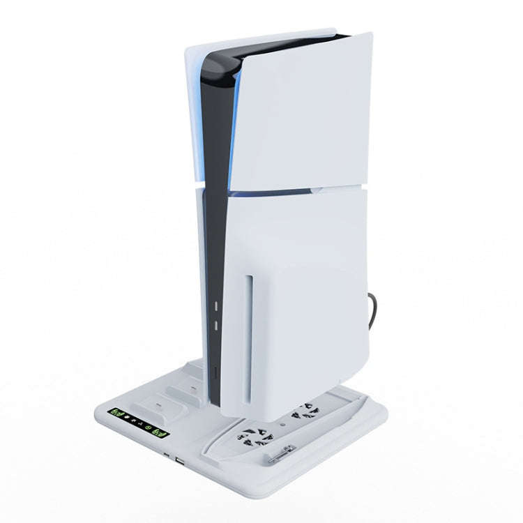 For PS5 Slim iplay Multifunctional Cooling Stand with Dual Controller Charging Station Headset Ho...