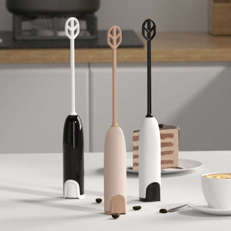 Handheld Electrical Milk Powder Mixer Children Complementary Food Making Stirring Stick(Brown)